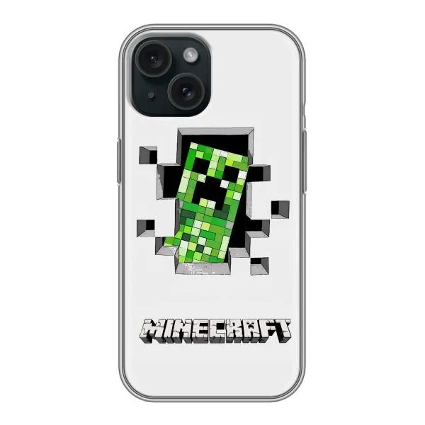 Чехол с принтом «крипер Майнкрафт» для iPhone 14 Чехол с принтом «крипер Майнкрафт» для iPhone 14