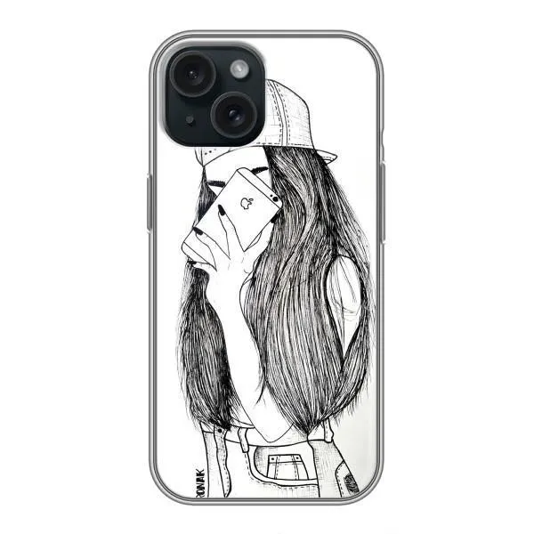 Чохол з принтом «Фото дівчини» для iPhone 14