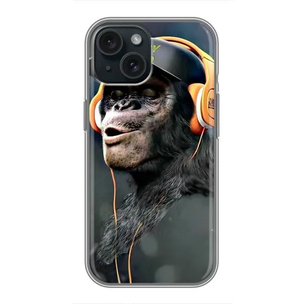 Чохол з принтом «В навушниках» для iPhone 14