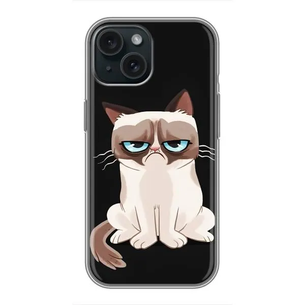 Чехол с принтом «Грустный кот» для iPhone 14 Чехол с принтом «Грустный кот» для iPhone 14