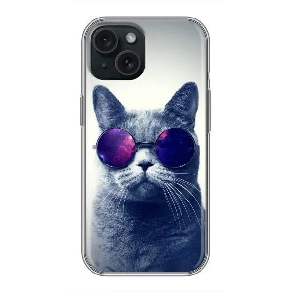 Чехол с принтом «Стильный кот» для iPhone 14 Чехол с принтом «Стильный кот» для iPhone 14