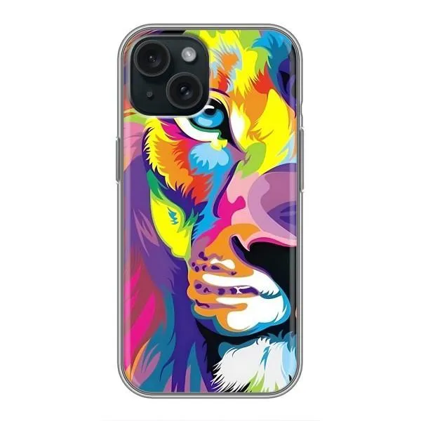 Чехол с принтом «Яркий Лев» для iPhone 14 Чехол с принтом «Яркий Лев» для iPhone 14