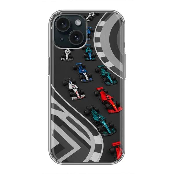 Чехол с принтом «Трасса Ф1» для iPhone 14