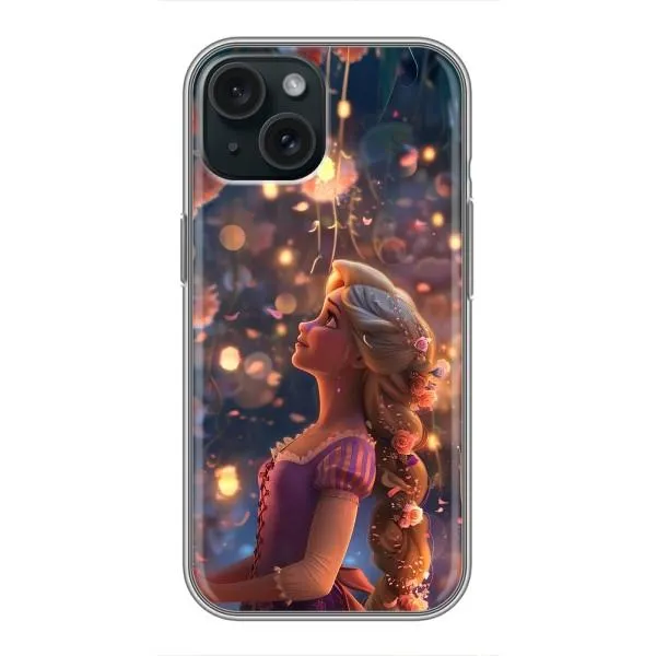 Чехол с принтом «Рапунцель фонарики» для iPhone 14