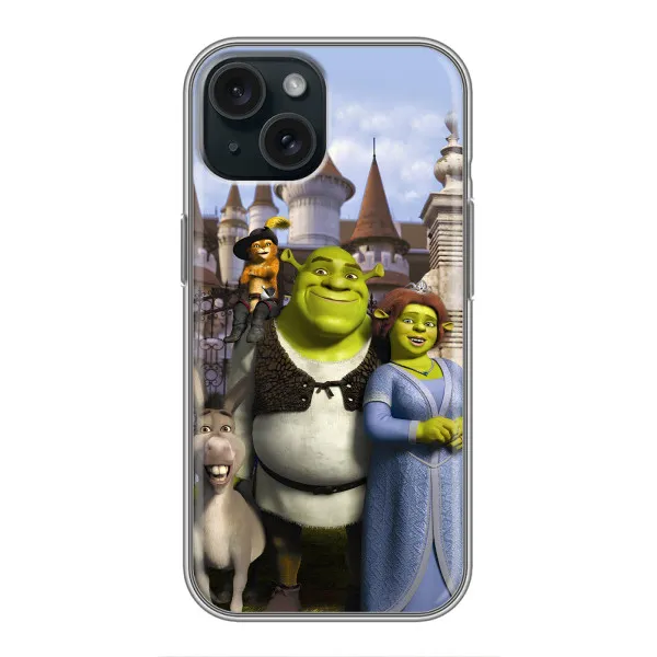 Чехол с принтом «Сказочные герои Шрека» для iPhone 14