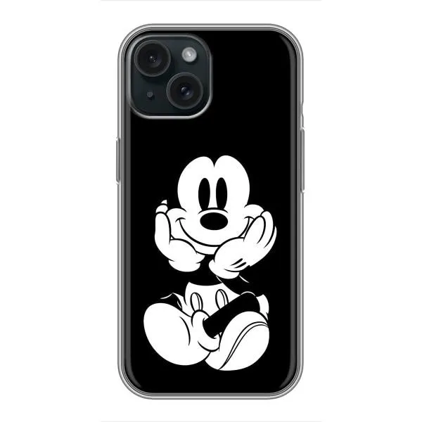 Чохол з принтом «Маус на чорному» для iPhone 14