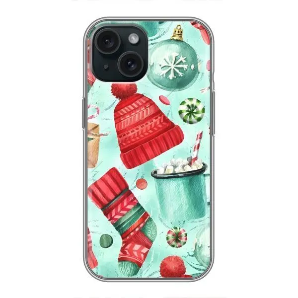 Чехол с принтом «Одежда НГ» для iPhone 14