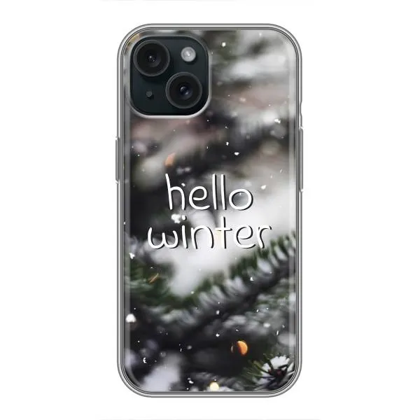 Чехол с принтом «Hello winter» для iPhone 14 Чехол с принтом «Hello winter» для iPhone 14