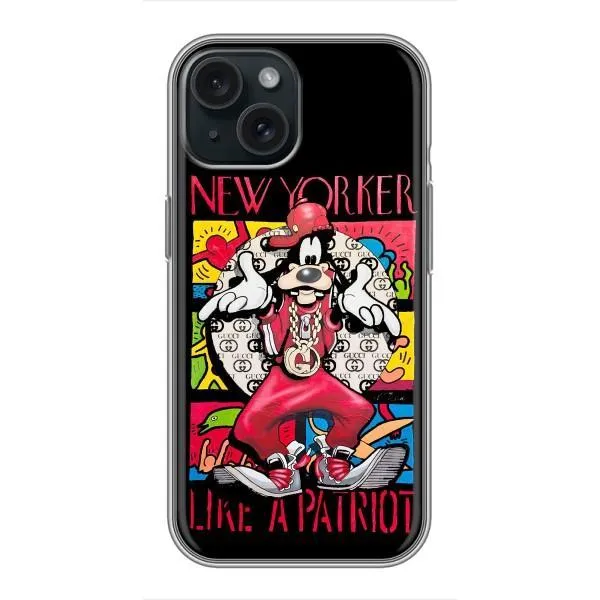 Чохол з принтом «Мультяшний Волк» для iPhone 14