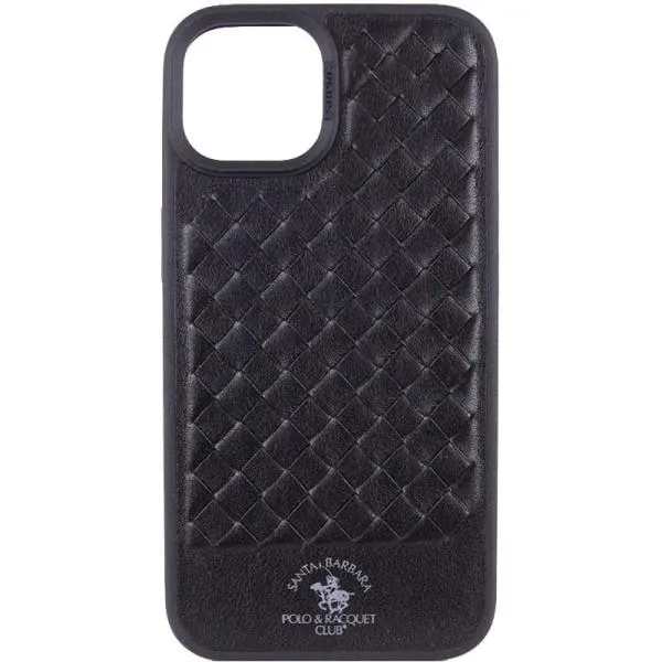 Шкіряний чохол Polo Santa Barbara для Apple iPhone 14 Plus (6.7") — Чорний — фото 1