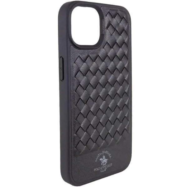 Шкіряний чохол Polo Santa Barbara для Apple iPhone 14 Plus (6.7") — Чорний — фото 2