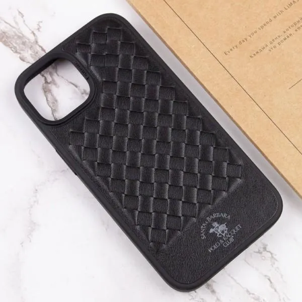 Шкіряний чохол Polo Santa Barbara для Apple iPhone 14 Plus (6.7") — Чорний — фото 5