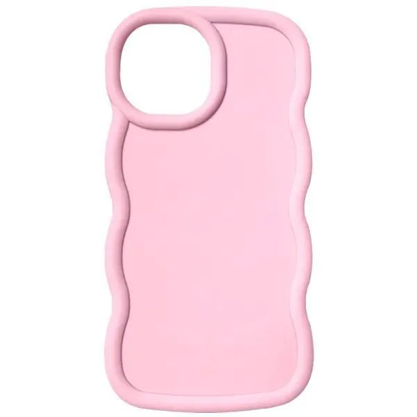 Чохол TPU Ripple для Apple iPhone 14 Plus / 15 Plus (6.7") — Рожевий — фото 1