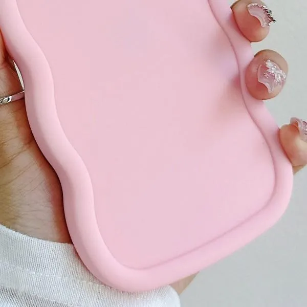 Чохол TPU Ripple для Apple iPhone 14 Plus / 15 Plus (6.7") — Рожевий — фото 2