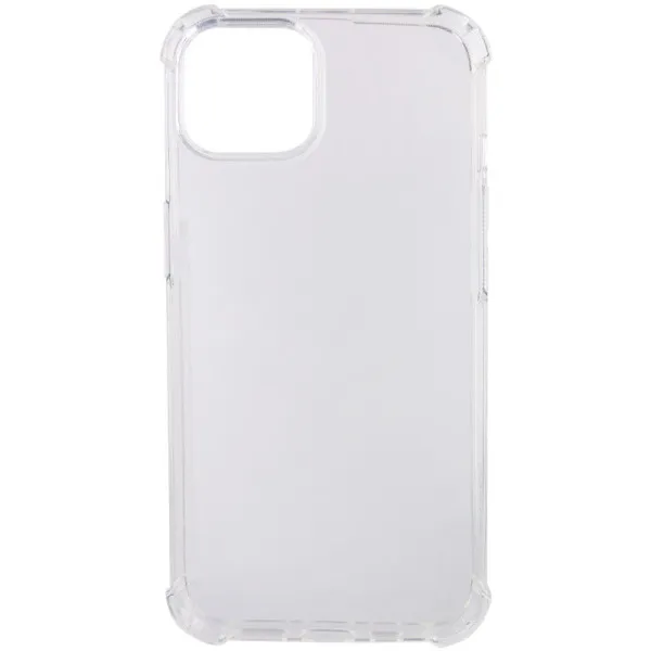 TPU чехол GETMAN Ease logo усиленные углы для Apple iPhone 14 Plus (6.7") — Прозрачный — фото 1