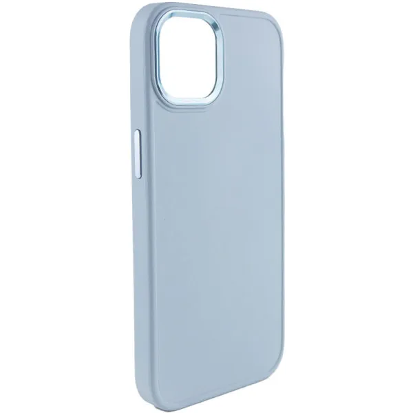 TPU чехол Bonbon Metal Style для Apple iPhone 14 Plus (6.7") — Голубой — фото 1
