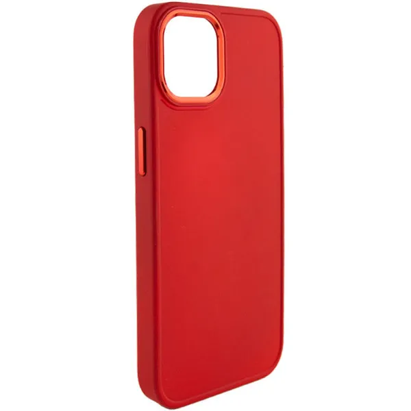 TPU чехол Bonbon Metal Style для Apple iPhone 14 Plus (6.7") — Красный — фото 1