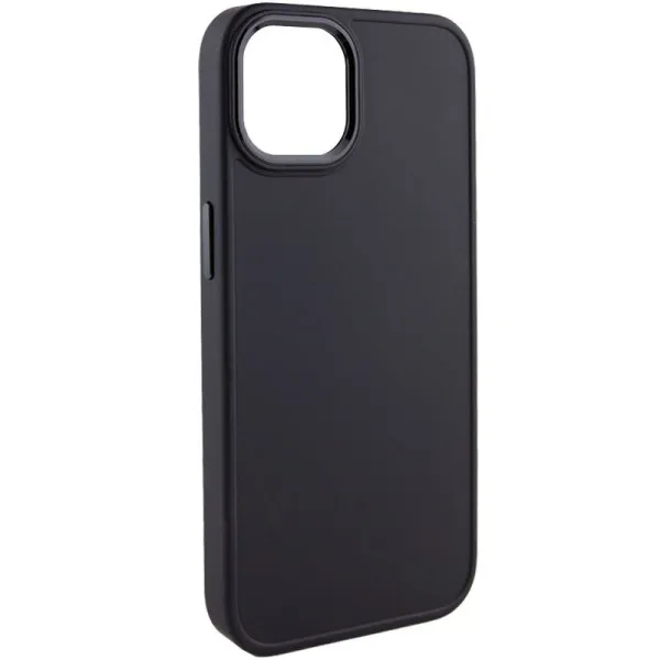 TPU чехол Bonbon Metal Style для Apple iPhone 14 Plus (6.7") — Черный — фото 1