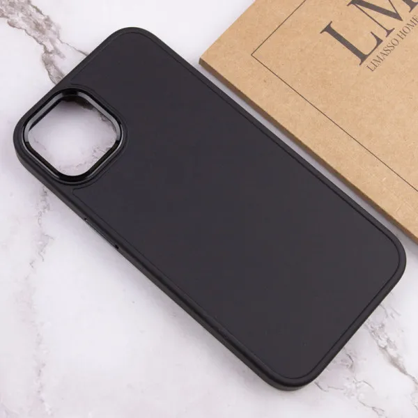 TPU чехол Bonbon Metal Style для Apple iPhone 14 Plus (6.7") — Черный — фото 4