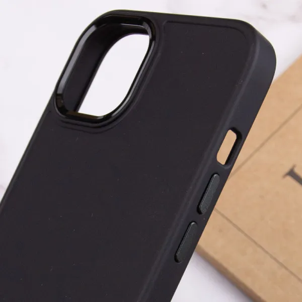 TPU чехол Bonbon Metal Style для Apple iPhone 14 Plus (6.7") — Черный — фото 5