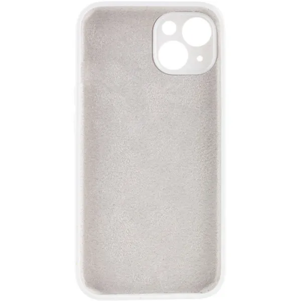 Чохол Silk Full Camera Protective (AA) NO LOGO для Apple iPhone 14 Plus (6.7") — Білий — фото 2