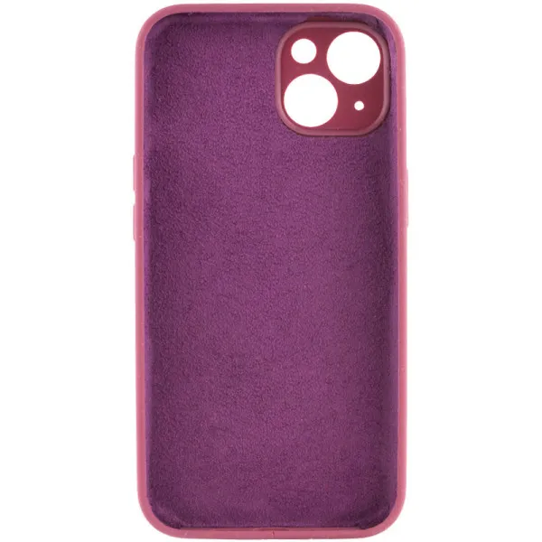 Чохол Silk Full Camera Protective (AA) NO LOGO для Apple iPhone 14 Plus (6.7") — Бордовий — фото 2 Чохол Silk Full Camera Protective (AA) NO LOGO для Apple iPhone 14 Plus (6.7") — Бордовий — фото 2