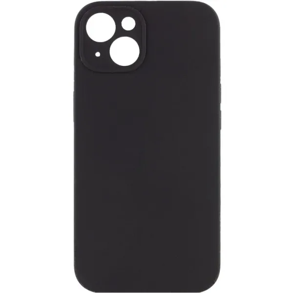 Чохол Silk Full Camera Protective (AA) NO LOGO для Apple iPhone 14 Plus (6.7") — Чорний — фото 1