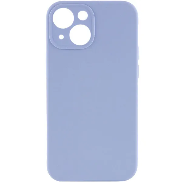 Чехол Silk Full Camera Protective (AA) NO LOGO для Apple iPhone 14 Plus (6.7") — Голубой — фото 1