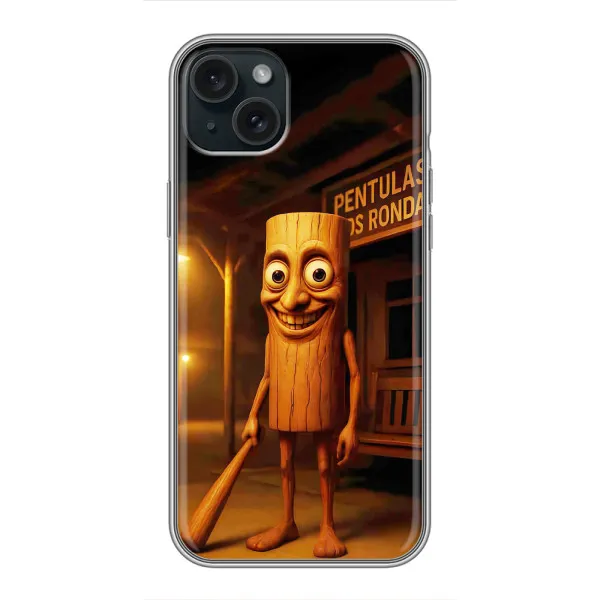 Чохол з принтом «Тунг тунг сахур» для iPhone 14 Plus Чохол з принтом «Тунг тунг сахур» для iPhone 14 Plus