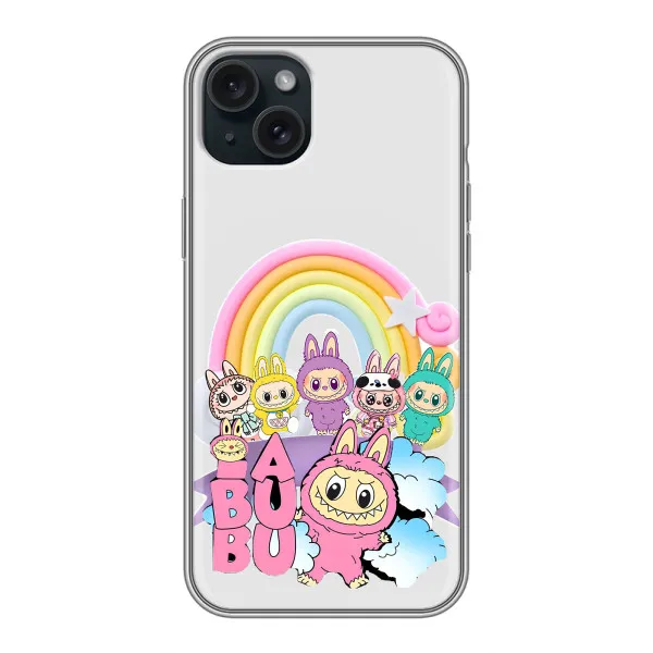Чохол з принтом «Фон Лабубу» для iPhone 14 Plus