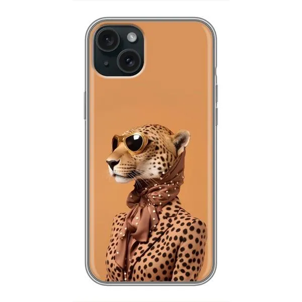Чехол с принтом «Стильный леопард» для iPhone 14 Plus