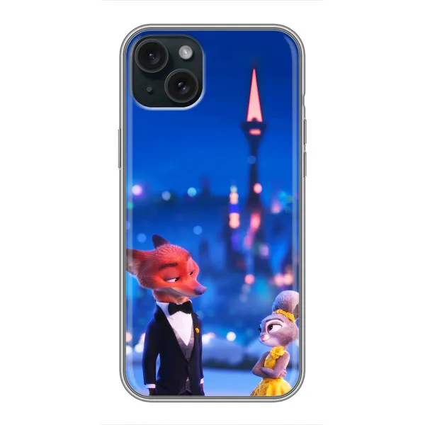 Чехол с принтом «Романтический вечер Зверополис» для iPhone 14 Plus