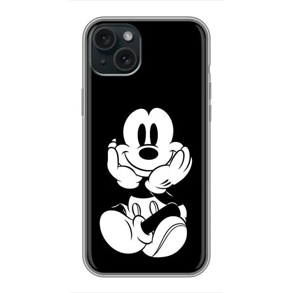 Чохол з принтом «Маус на чорному» для iPhone 14 Plus