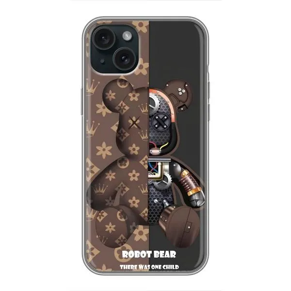 Чехол с принтом «Медведь Луи Витон» для iPhone 14 Plus