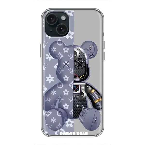 Чехол с принтом «Робот Мишка» для iPhone 14 Plus