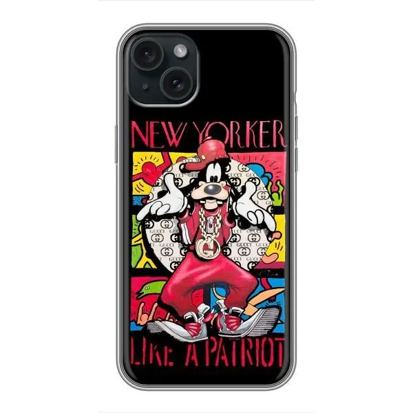 Чохол з принтом «Мультяшний Волк» для iPhone 14 Plus