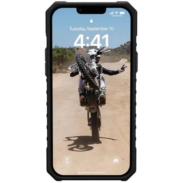 Ударопрочный чехол UAG Pathfinder with MagSafe для Apple iPhone 15 Plus / 14 Plus (6.7") — Черный — фото 2