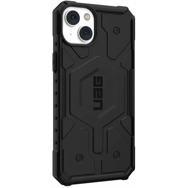 Ударопрочный чехол UAG Pathfinder with MagSafe для Apple iPhone 15 Plus / 14 Plus (6.7") — Черный — фото 5