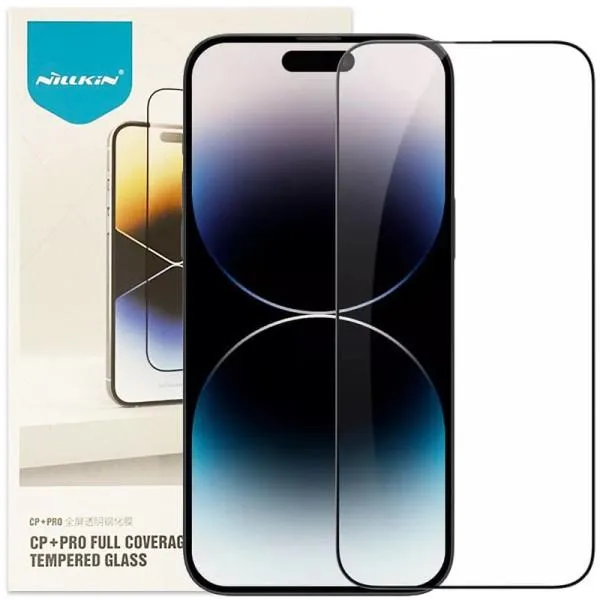 Захисне скло Nillkin (CP+PRO) для Apple iPhone 15 Plus / 16 Plus (6.7") — Чорний — фото 1