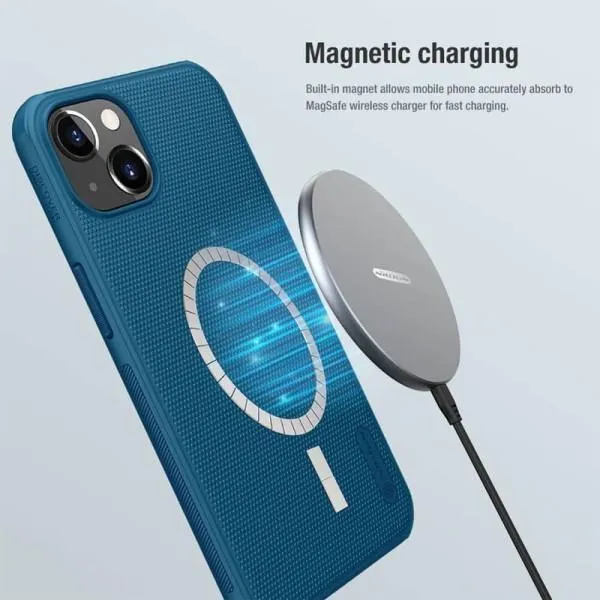 Чохол Nillkin Matte Magnetic Pro для Apple iPhone 15 Plus (6.7") — Синій — фото 5