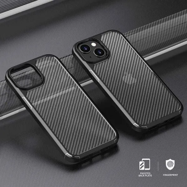 Чехол TPU+PC Line для Apple iPhone 15 Plus (6.7") — Черный — фото 4