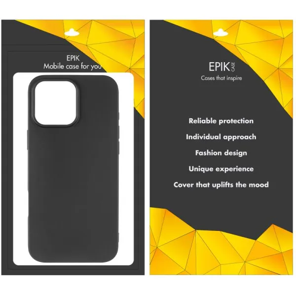 Чехол TPU Epik Black для Apple iPhone 15 Plus (6.7") — Черный — фото 2