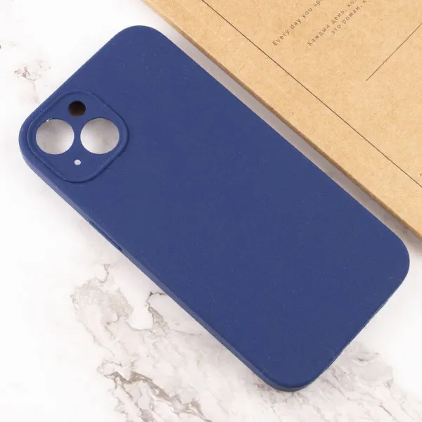 Чохол Silk Full Camera Protective (AA) NO LOGO для Apple iPhone 15 Plus (6.7") — Синій — фото 4 Чохол Silk Full Camera Protective (AA) NO LOGO для Apple iPhone 15 Plus (6.7") — Синій — фото 4