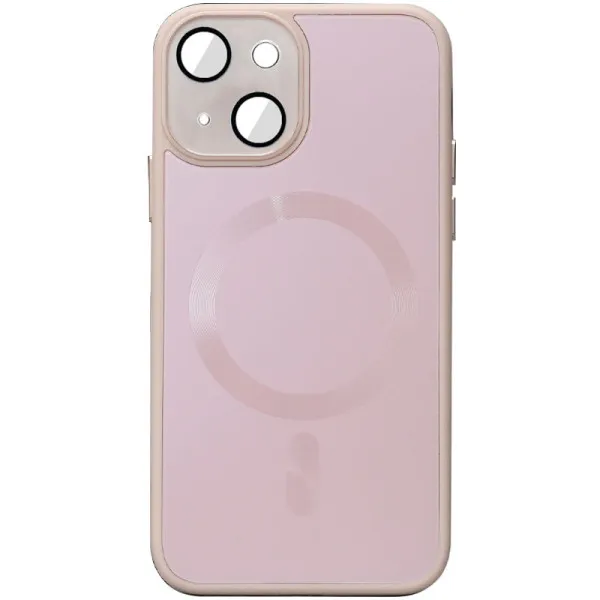Чохол TPU+Glass Sapphire Midnight with Magnetic Fit для Apple iPhone 15 Plus (6.7") — Рожевий — фото 1 Чохол TPU+Glass Sapphire Midnight with Magnetic Fit для Apple iPhone 15 Plus (6.7") — Рожевий — фото 1