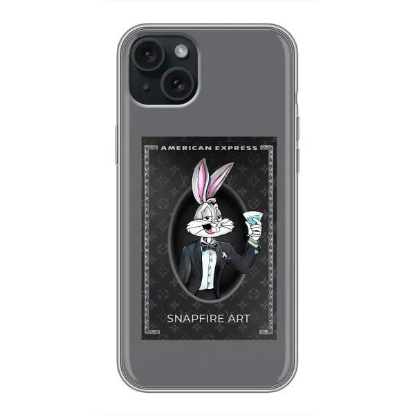 Чехол с принтом «Бакс Бани LV» для iPhone 15 Plus