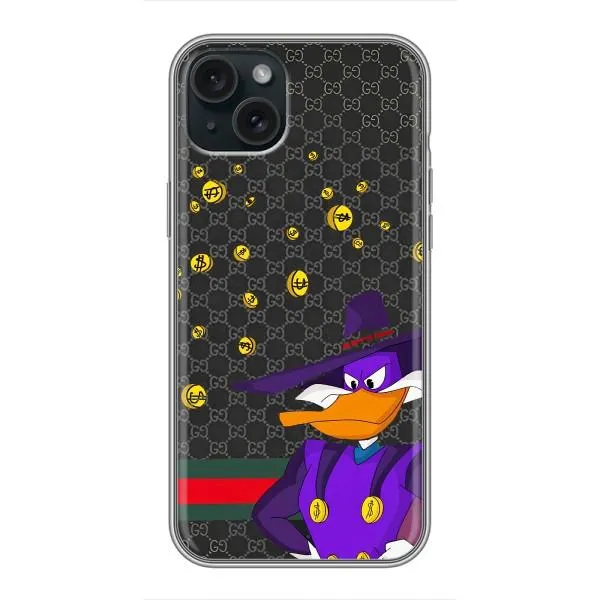 Чехол с принтом «Утка Гуччи» для iPhone 15 Plus