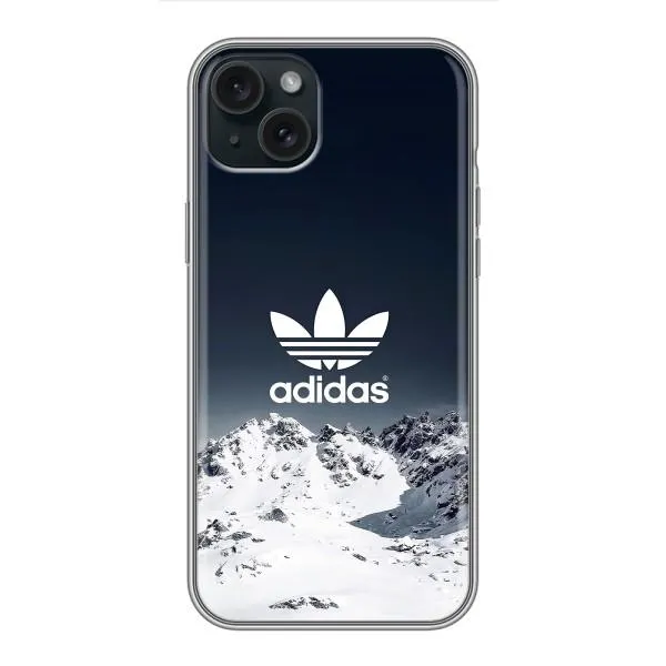 Чехол с принтом «Адидас в горах» для iPhone 15 Plus Чехол с принтом «Адидас в горах» для iPhone 15 Plus