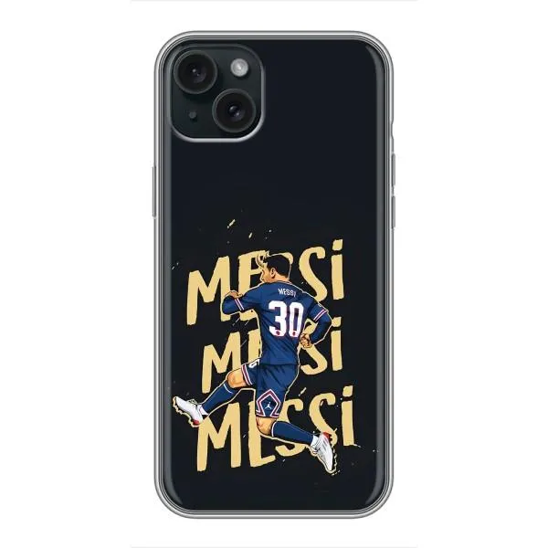 Чохол з принтом «Messi ПСЖ» для iPhone 15 Plus Чохол з принтом «Messi ПСЖ» для iPhone 15 Plus