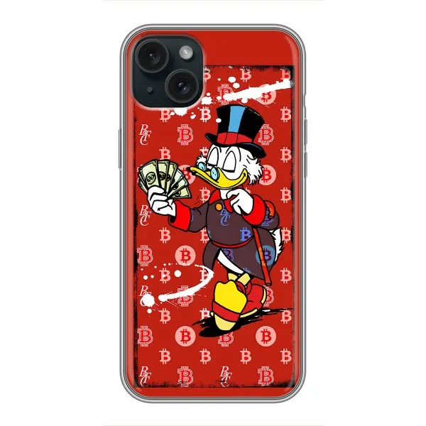 Чохол з принтом «Scrooge MagDag» для iPhone 15 Plus