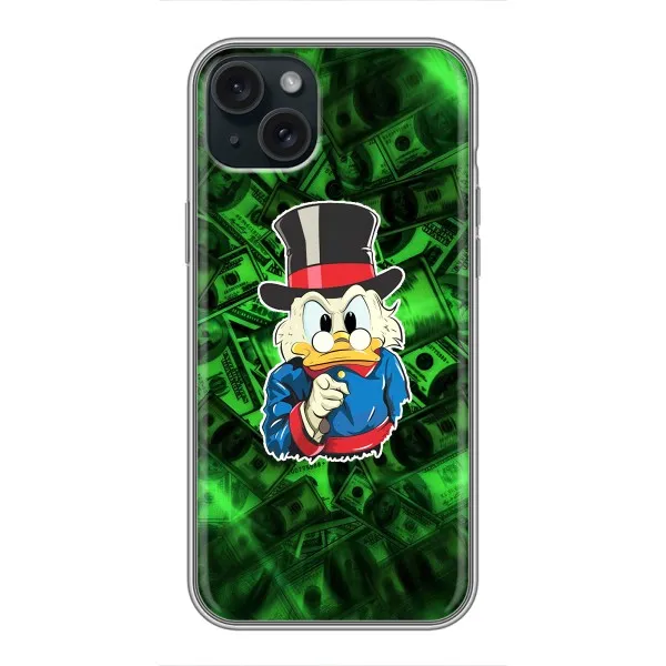 Чохол з принтом «Скрудж МакДак» для iPhone 15 Plus